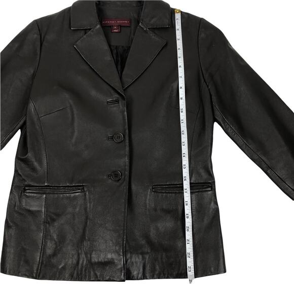 Margaret Godfrey Brown Leather Jacket Small - Picture 4 of 10